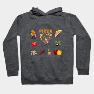 Love at First Bite Pizza Lover Hoodie